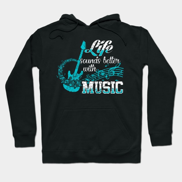 Music is Life Hoodie by Mila46